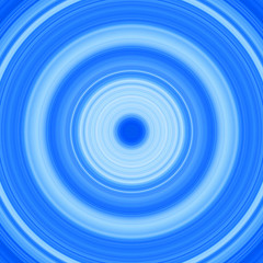 青と白の円形グラデーション