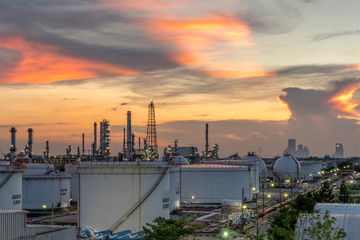 Oil Refinery and Tank Farm