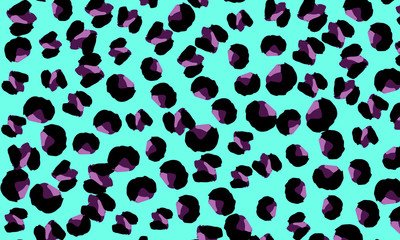 Leopard print. Animal skin pattern.