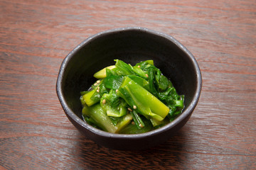 ヤブカンゾウの酢味噌和え