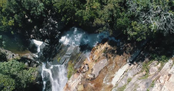Paredao Waterfall in Guape, Minas Gerais - Brazil