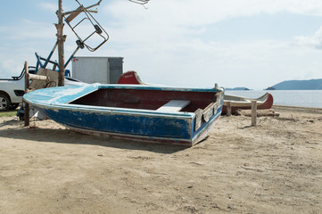 Obraz premium barco na praia