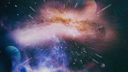 Starfield stardust and nebula space. Galaxy creative background. Elements of this image furnished...