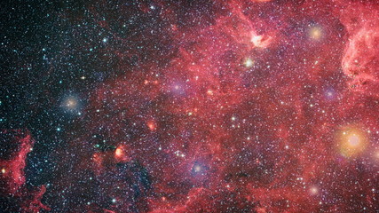 Futuristic abstract space background. Night sky with stars and nebula. Elements of this image furnished by NASA