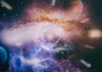 Starfield stardust and nebula space. Galaxy creative background. Elements of this image furnished...