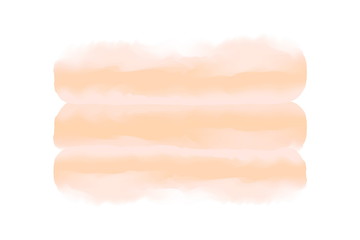 soft brown digital paint brush stroke in concept hand drawn style water color texture white background, art water color painting splash, watercolor splashing paint artistic frame banner artwork