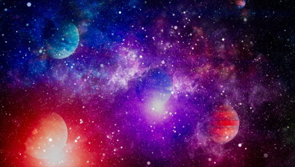 Starfield stardust and nebula space. Galaxy creative background. Elements of this image furnished...