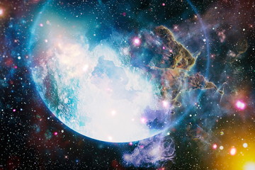 Starfield stardust and nebula space. Galaxy creative background. Elements of this image furnished...