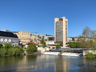 Platzspitz - Park with a turbulent past in the city of Zurich, Switzerland