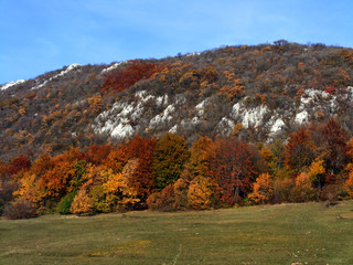 Mountains landscape in autumn