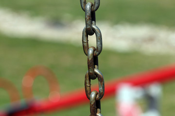 Chain on a background