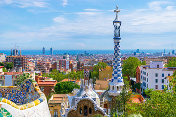 View of Barcelona Spain