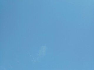 Clear blue sky background and empty space for your design, no cloud. 