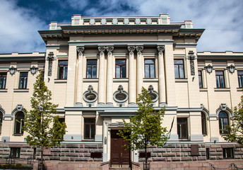 Building fragment in the center of Vilnius