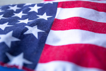 Fototapeta na wymiar National Day Celebration USA flag american 2018 free background
