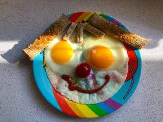 funny morning breakfast  © Sabrina