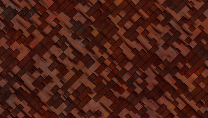 abstract rusty scifi metal plate 
