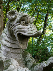 A fantastic stone monster