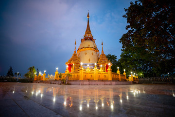 Wat Phra That Pong Nok That is beautiful The temple area and nearby area is an ancient source in Kanchanaburi, Thailand