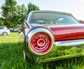 red sport car