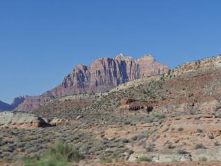 Beautiful landscape of Zion National Park, Utah. 