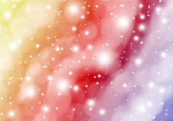 Bright fantastic colored star background, in cheerful colors.