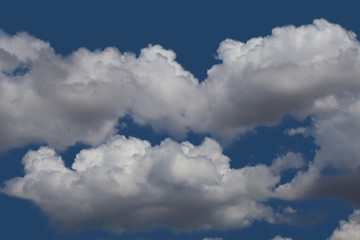 Naklejka na ściany i meble Cloud in the blue sky