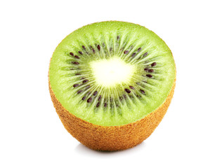 Fototapeta na wymiar Sliced kiwi. Kiwi. Healthy food. Tropical fruit. Still life. Juicy kiwi on white background