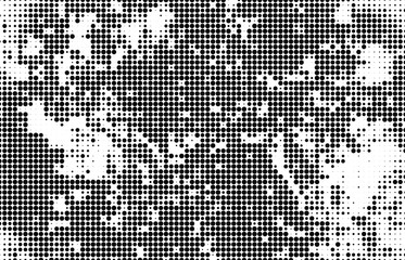 Halftone texture abstract black and white