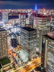 Naklejka premium 夜景