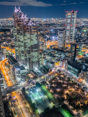 Naklejka premium 都庁からの夜景