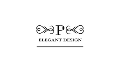 Magnificent brand with calligraphy letter. Branding styles of classic style. Vector illustration.