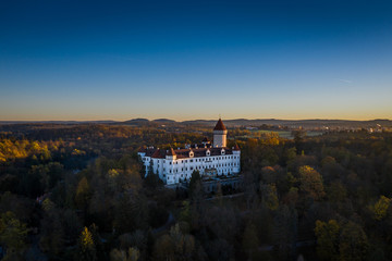 Obraz premium Konopiste is a four-winged, three-storey chateau located in the Czech Republic. It has become famous as the last residence of Archduke Franz Ferdinand of Austria, heir to the Austro-Hungarian throne.