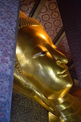 Wat Pho, Leżący Budda, Tajlandia, Bangkok - obrazy, fototapety, plakaty