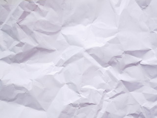 crumpled white paper background