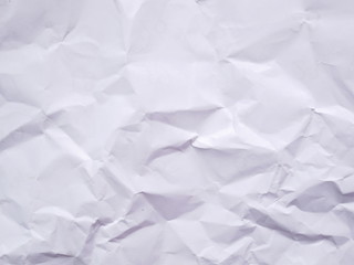 crumpled white paper background