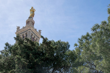 Fototapeta premium Notre Dame De la Garden in Marseille