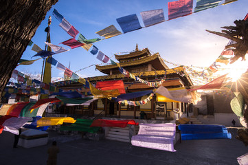 Fototapeta na wymiar Temple in Leh Ladakh India