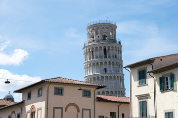Der schiefe Turm von Pisa in Italien