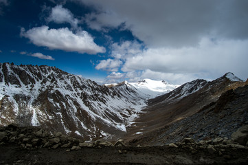 Fototapeta premium Landscape of the Mountains in Ladakh India