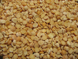 texture, cereals, dried peas close-up