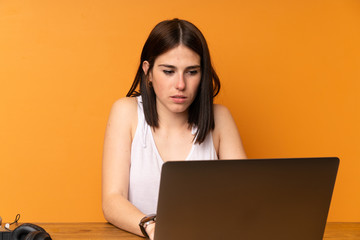 Business woman in a office