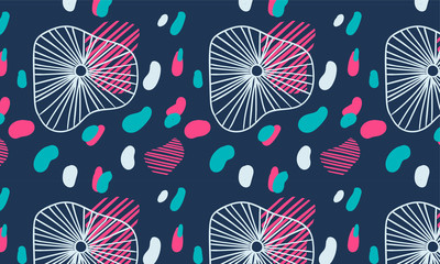Abstract flower pattern