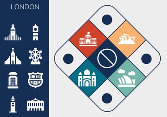 london icon set