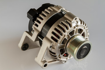 Car alternator. Main source of electrical energy in the car.