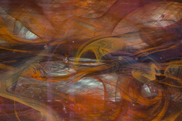 Emulsion mit Ölfarbe