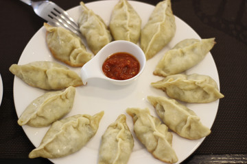 Delicious and beautiful food in the restaurant