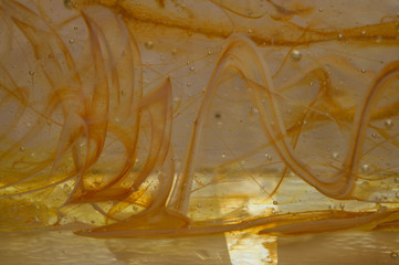 Emulsion mit Ölfarbe
