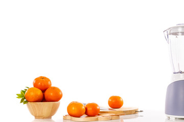 orange goldern and fruit shaker on the table