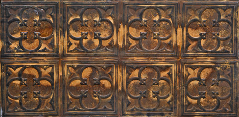 golden metallic decor tiles